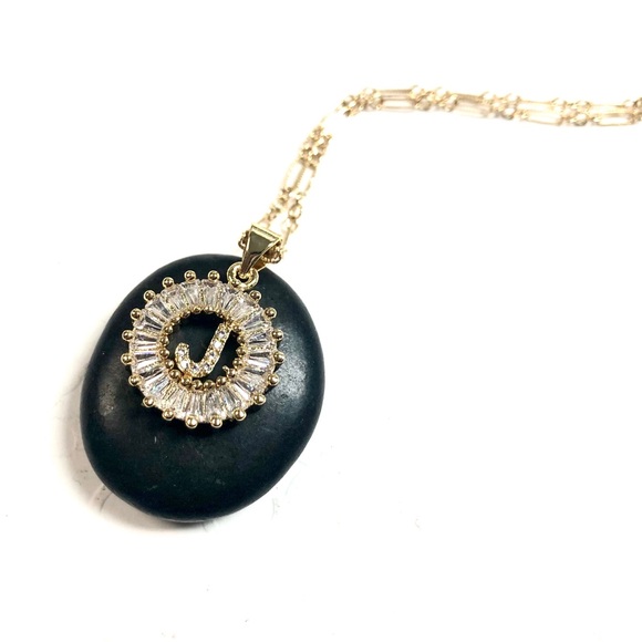 Initial J Necklace, Letter J, Personalized J, Boho - Picture 4 of 9